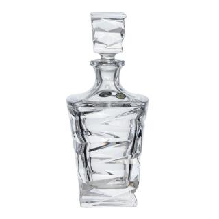 ZIG ZAG Decantor cristal Bohemia whisky 750 ml