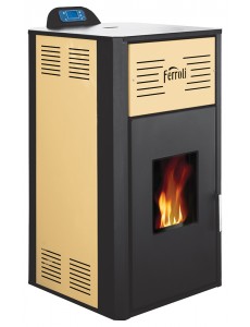 Ferroli Termosemineu pe peleti Ferroli Breta Pellet 24 kW (LSMBK10A)