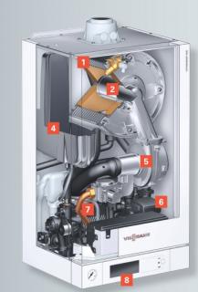 Centrala termica in condensatie Viessmann Vitodens 100-W 26-26 kW(B1HC)doar incalzire