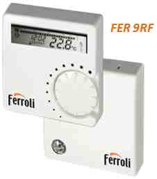 TERMOSTAT PROGRAMABIL WIRELESS FER 9 RF (HRT177RS)