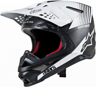 CASCA ALPINESTARS SM10 DYNO NEGRU ALB