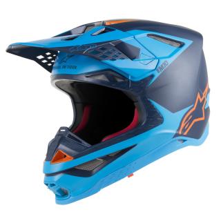 CASCA ALPINESTARS SM10 META NEGRU ALBASTRU PORTOCALIU