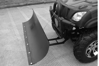 LAMA ZAPADA DIN METAL PENTRU ATV 150CM