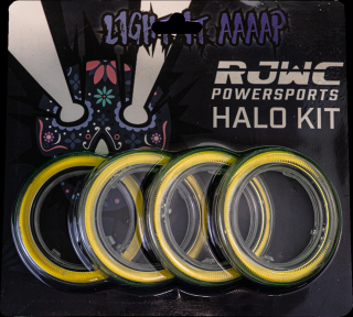 RJWC KIT 4 X INELE NEUTRINO 2 HALO YELLOW GALBEN