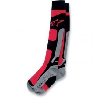 SOSETE ALPINESTARS COOLMAX, ROSU NEGRU GRI