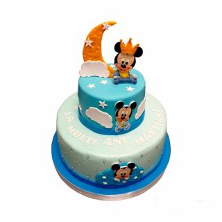 Tort botez Baby Mickey model 26