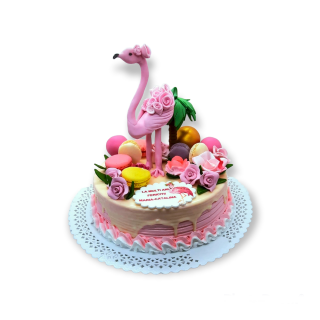 Tort copii flamingo model 3