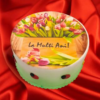 Tort Cos cu flori