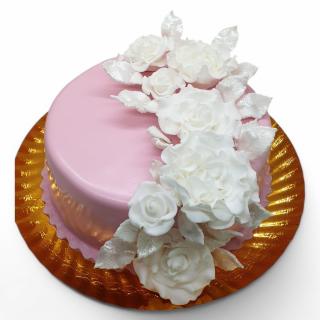 Tort cu trandafiri 4