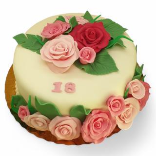 Tort  trandafiri 2