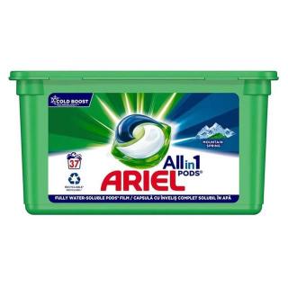 Detergent Capsule Ariel All in 1, Mountain Spring, 37 buc