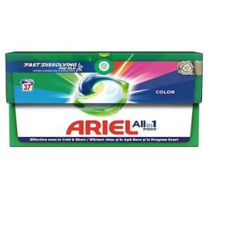 Detergent capsule Ariel All in One Pods Color, 37 spalari