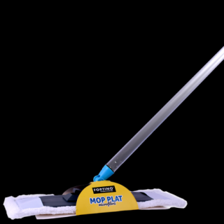 Mop plat Fortino, microfibra + maner telescopic 1-1.5m