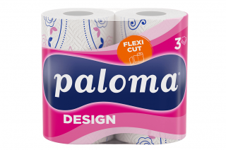 Prosoape hartie Paloma Multi Fun Flexi Cut XL, imprimat,3 straturi, 2 role