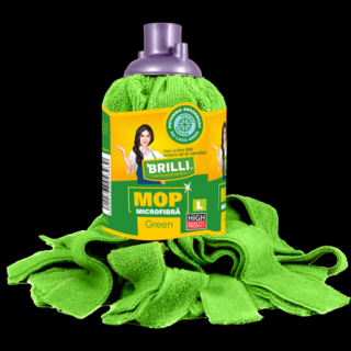 Rezerva mop Brilli, microfibra, marime L