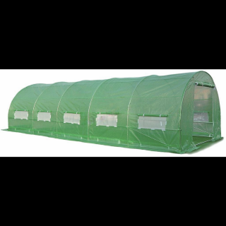 Solar de gradina 8 x 3 x 2 m, folie verde