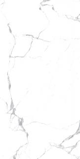 Gresie Gresie 60x120 tip marmura portelanata alba White Soul Mat alb