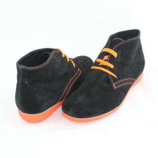 Ghete Piele Intoarsa Dama - Negru, Agressione - Iarna - R-07-2-N - Marimea 38