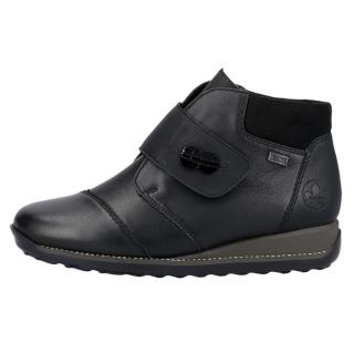 Ghete Piele Naturala Dama - Negru, Rieker - Iarna, Imblanite, Impermeabil - 44255-00-Negru - Marimea 36