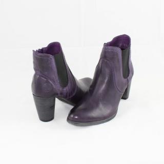 Ghete Piele Naturala Dama - Violet, Marco Tozzi - Iarna - 2-25061-39-ViolaBlack - Marimea 38