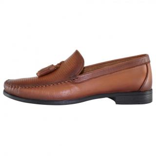 Mocasini Piele Naturala Barbati - Maro, Dogati Shoes - 7005-1-Taba - Marimea 41