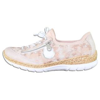 Pantofi Dama - Roz, Rieker - Relax, Confort - N4263-30-Rosa - Marimea 37