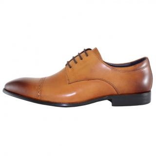 Pantofi Eleganti, Piele Naturala Barbati - Maro, Alberto Clarini - A054-2C-Brown - Marimea 40