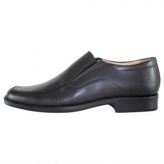 Pantofi Eleganti, Piele Naturala Barbati - Negru, Nevalis - 445-Negru - Marimea 45