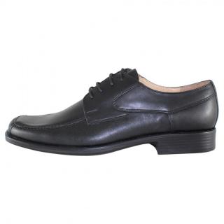 Pantofi Eleganti, Piele Naturala Barbati - Negru, Nevalis - 446-Negru - Marimea 39