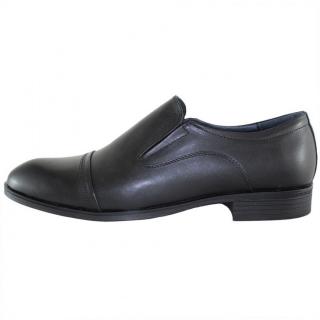 Pantofi Eleganti, Piele Naturala Barbati - Negru, Pieton - E-83-Negru - Marimea 41