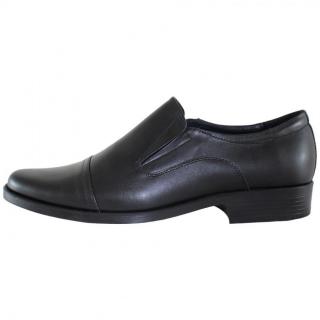 Pantofi Eleganti, Piele Naturala Barbati - Negru, Pieton - E-ADI-Negru - Marimea 40