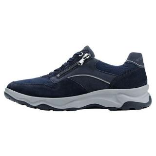 Pantofi Piele Naturala Barbati - Albastru, Waldlaufer - Relax, Confort, Ortopedic - 718006-403-484-H-Max-Albastru - Marimea 40.5