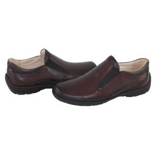 Pantofi Piele Naturala Barbati - Maro, Gitanos - 102-Maro-P - Marimea 41