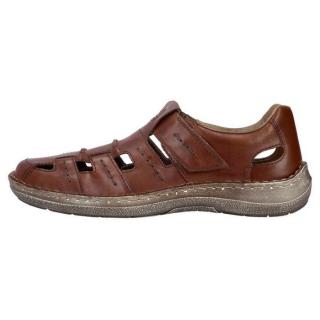 Pantofi Piele Naturala Barbati - Maro, Rieker - Relax, Confort - 03068-24-Maro - Marimea 40