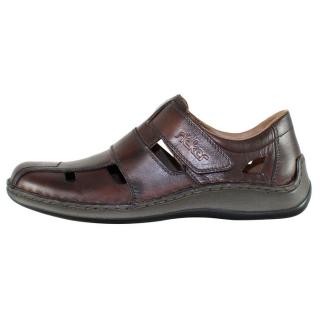 Pantofi Piele Naturala Barbati - Maro, Rieker - Relax, Confort - 05269-25-Brown - Marimea 45