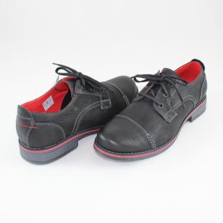 Pantofi Piele Naturala Barbati - Negru, Krisbut - 4564-1-1-Black - Marimea 44