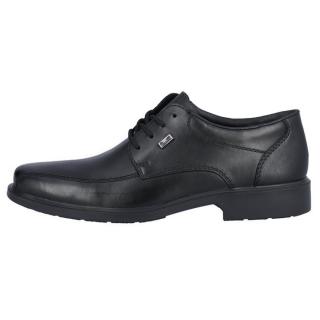 Pantofi Piele Naturala Barbati - Negru, Rieker - Relax, Confort, Impermeabil - B0013-00-Negru - Marimea 40