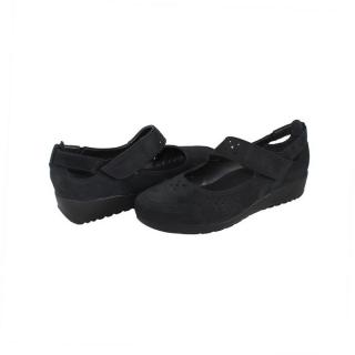 Pantofi Piele Naturala Dama - Negru, Agressione - Confort - Abby-V1-Negru - Marimea 40