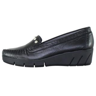 Pantofi Piele Naturala Dama - Negru, Naturlaufer - Relax, Confort - 62-831-3-Schwarz - Marimea 39