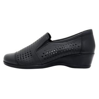 Pantofi Piele Naturala Dama - Negru, Nicolis - 13953-Negru - Marimea 36