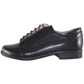 Pantofi Piele Naturala Dama - Negru, Nicolis - 14238-Negru-Box - Marimea 35