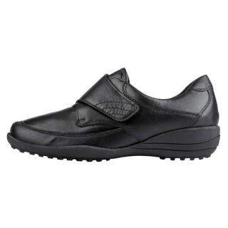 Pantofi Piele Naturala Dama - Negru, Waldlaufer - Relax, Confort, Ortopedic - K01304-300-001-Katja-Negru - Marimea 37.5