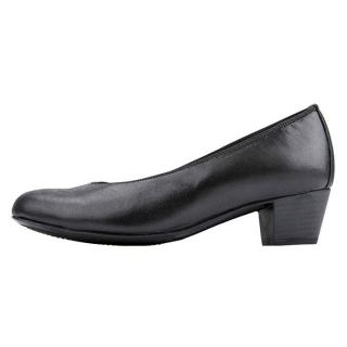 Pantofi Piele Naturala Dama - Negru, Waldlaufer - Toc Mic - 358501-121-001-Hilaria-Negru - Marimea 36