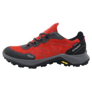 Pantofi Piele Naturala Sport Barbati - Rosu, Negru, Gri, Grisport - Impermeabil - 822808-14701V21G-Rosu-Negru-Gri - Marimea 41