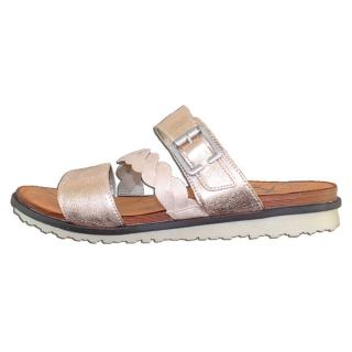 Sandale Piele Naturala Dama - Roz, Roze Gold, Remonte - R2757-31-Rosa - Marimea 36