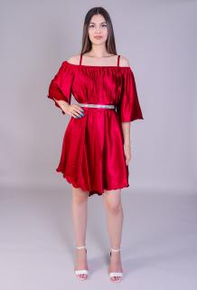 Rochie Amedeea bordo marime universala engros