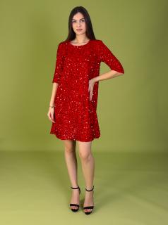 Rochie SONIA, din Paiete si Catifea, Engros