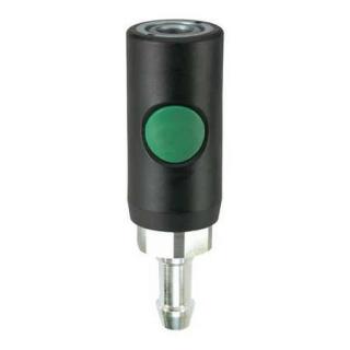 Cupla rapida pneumatica profesionala Prevo S1 safety one push button - pentru furtun cu diametrul interior de 10 mm