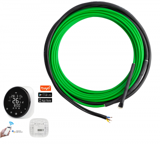 Kit cablu incalzire in pardoseala EcoTwin-S 102M.L. - 1855W cu termostat 316 WiFi