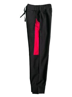Pantalon Dama LAZO TRAVEL, Negru cu rosu